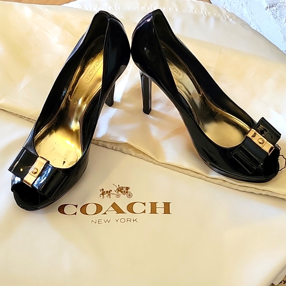 Coach Patent Stillettos
